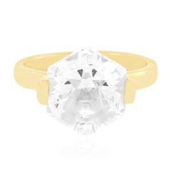 Anello in argento con Quarzo Bianco