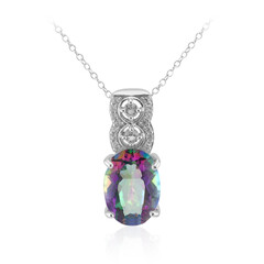 Collana in argento con Quarzo Mistico