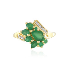Anello in argento con Smeraldo Zambia