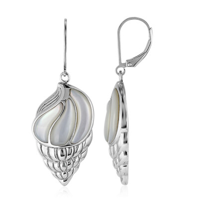 Orecchini in argento con Madreperla (Art of Nature)