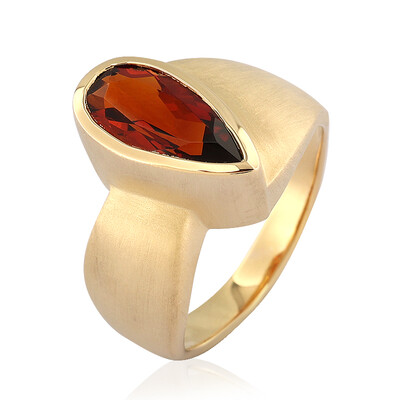 Anello in argento con Citrino Madeira (de Melo)