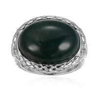 Anello in argento con Agata Muschiata