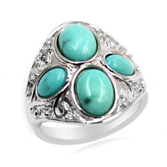 Anello in argento con Turchese Campitos (Anne Bever)