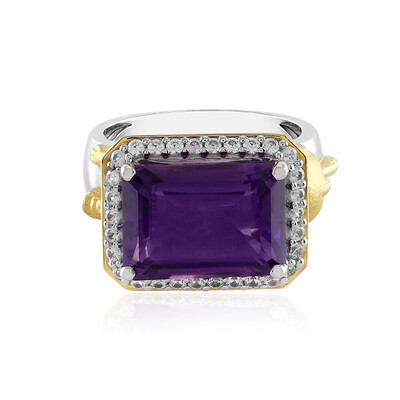 Anello in argento con Ametista (Gems en Vogue)