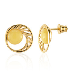Orecchini in argento con Ambra Milky Baltica