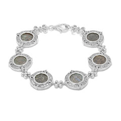 Bracciale in argento con Moneta Antica – Obolo della Vedova – PRUTAH