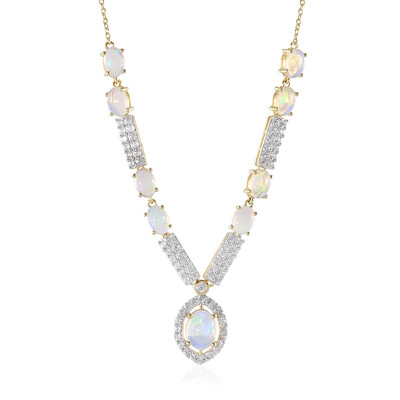 Collana in argento con Opale di Welo
