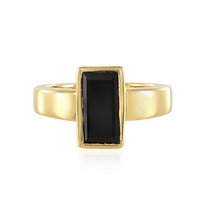 Anello in argento con Onice Nero