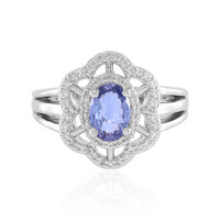 Anello in argento con Tanzanite
