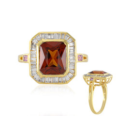 Anello in argento con Granato Essonite (Adela Silber)