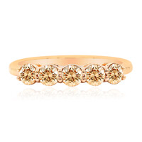 Anello in oro con Diamante Rose de France SI1 di Argyle