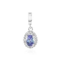 Ciondolo in argento con Tanzanite (non riscaldata)