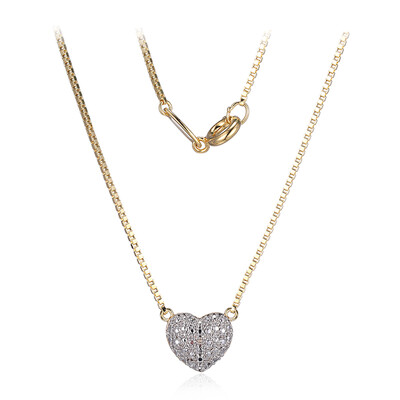 Collana in ottone con Diamante I3 (I) (Juwelo Style)