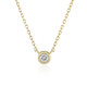 Collana in oro con Diamante Flawless (G) (de Melo)