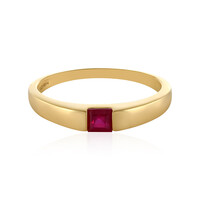 Anello in argento con Rubino del Madagascar