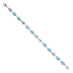 Bracciale in argento con Turchese