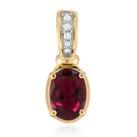Ciondolo in oro con Rubellite (Tenner Diniz)