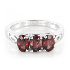 Anello in argento con Zircone Cioccolato