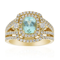 Anello in oro con Tormalina Paraíba (CIRARI)