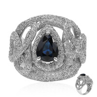 Anello in oro con Zaffiro Blu (Estée Collection)
