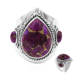 Anello in argento con Turchese Ramato Porpora Mohave (Art of Nature)