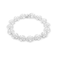 Bracciale in argento con Topazio Bianco