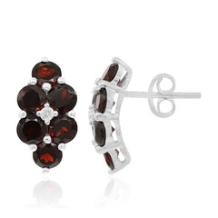 Orecchini in argento con Granato