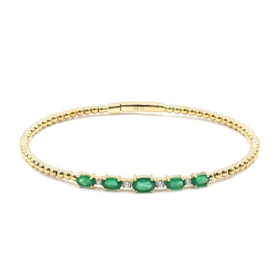 Bracciale in oro con Smeraldo Zambia AAA (CIRARI)