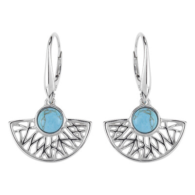 Orecchini in argento con Turchese (dagen)