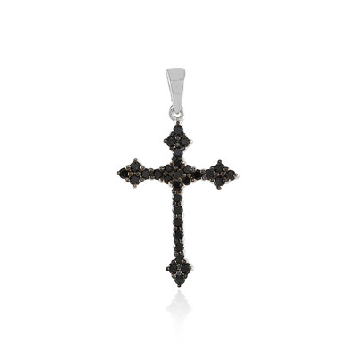 Ciondolo in argento con Spinello Nero