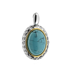 Ciondolo in argento con Turchese