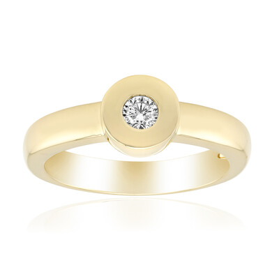 Anello in argento con Diamante SI1 (G) (Annette)