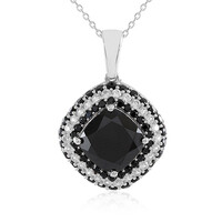 Collana in argento con Spinello Nero