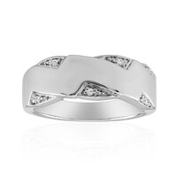 Anello in argento con Diamante SI1 (G)