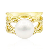 Anello in argento con Perla di Acqua Dolce (TPC)