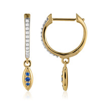 Orecchini in oro con Haüyne