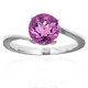Anello in argento con Fluorite Rosa