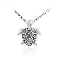 Collana in argento con Marcassite