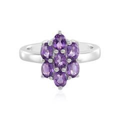 Anello in argento con Ametista