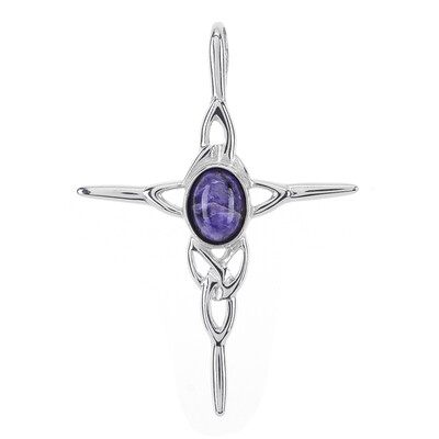 Ciondolo in argento con Charoite (dagen)