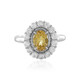Anello in argento con Berillo Giallo