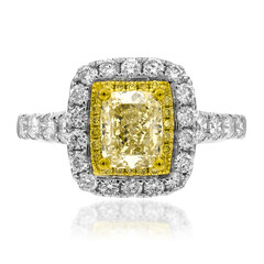 Anello in oro con Diamante Giallo SI2 (CIRARI)
