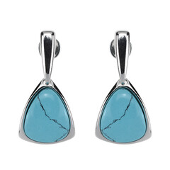 Orecchini in argento con Turchese