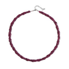 Collana in argento con Rubino Mozambico
