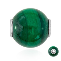 Ciondolo in argento con Malachite