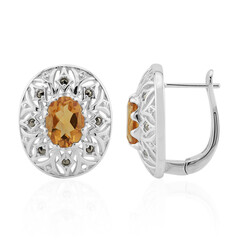 Orecchini in argento con Citrino (Annette classic)