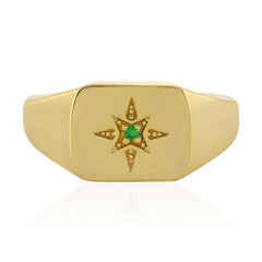 Anello in argento con Tsavorite della Tanzania