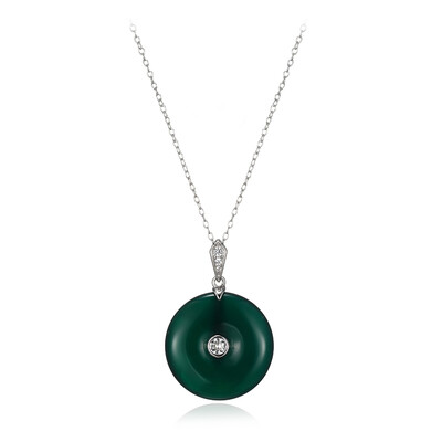 Collana in argento con Agata