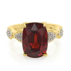 Anello in oro con Spessartina (AMAYANI)