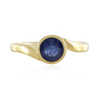 Anello in argento con Zaffiro Blu del Madagascar